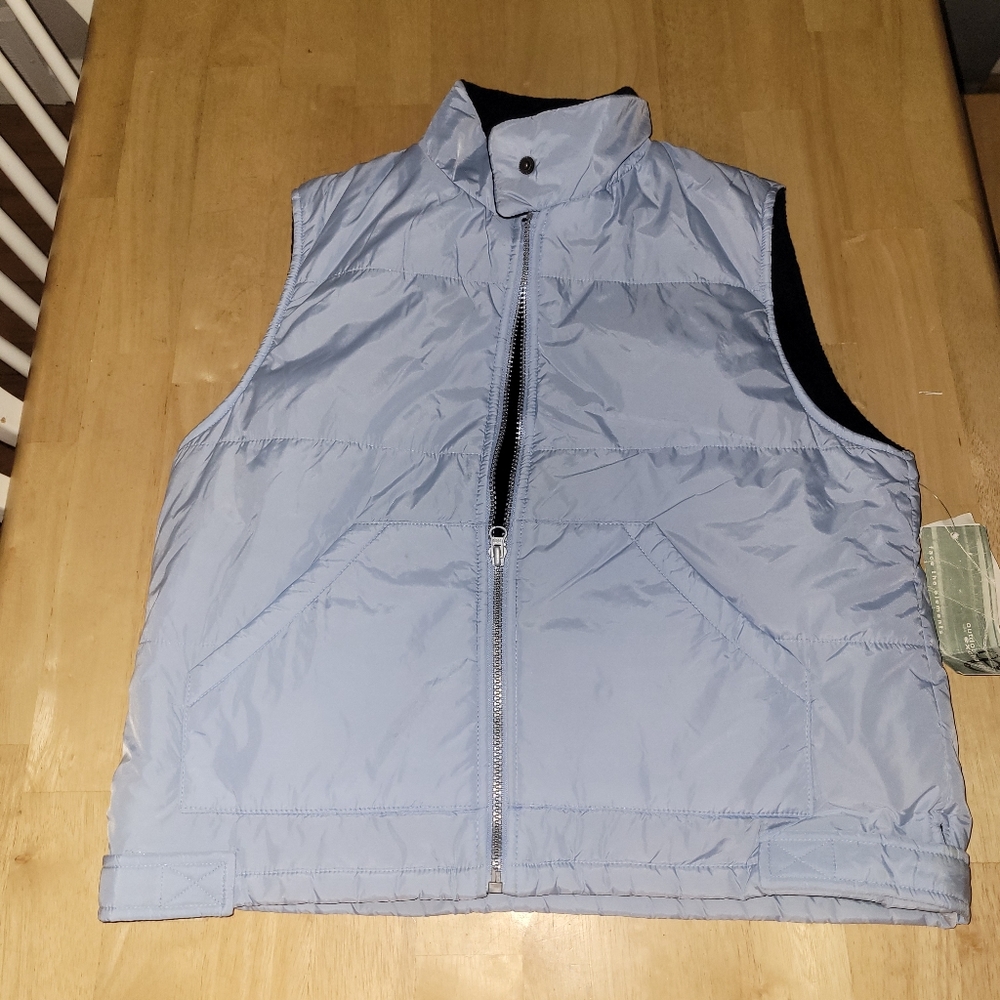 NWT Vintage blue outdoor exchange vest size M
